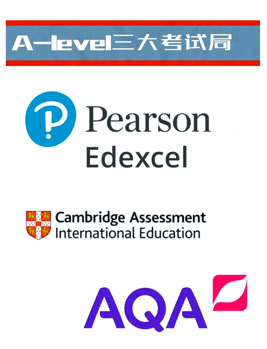 CAIE & Edexcel